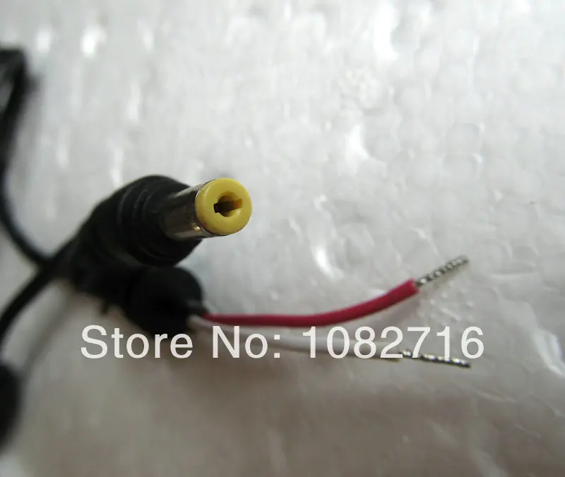 2pcs DC Plug Tip 4.8x1.7mm male cable power adapter connector cord For Asus HP Sharp etc. Laptop Notebook 1.18m Free shipping |