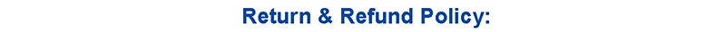 Return Refund Policy