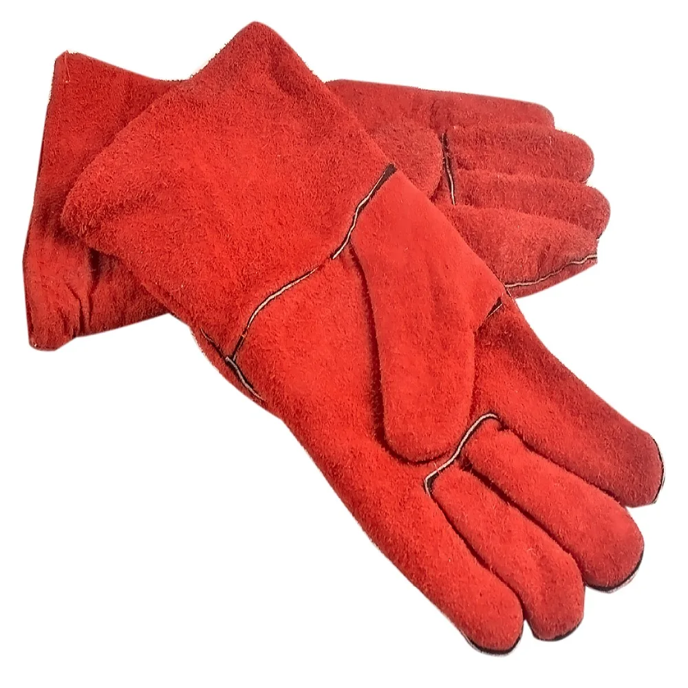 14 Inch cowhide Welding Gloves - For Tig Welders/Mig welding/Plasma cutting/Fireplace/Stove/BBQ/Gardening/Welding Mask/DIY Work 14 Inch cowhide Welding Gloves - For Tig Welders/Mig welding/Plasma cutting/Fireplace/Stove/BBQ/Gardening/Welding Mask/DIY Work