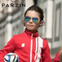 PARZIN Brand Kids Pilot Polarized Sunglasses Children High Quality Real Anti-UV400 Glasses For CoolBaby Pilot SunGlasses 9679