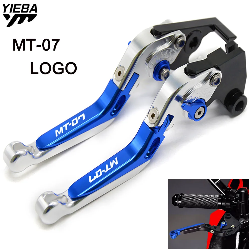 Motorcycle CNC Adjustable Foldable Motorbike Brakes Clutch Levers FOR YAMAHA MT07 MT-07 MT07 FZ-07 FZ07 FZ 07 2014 2015 2016