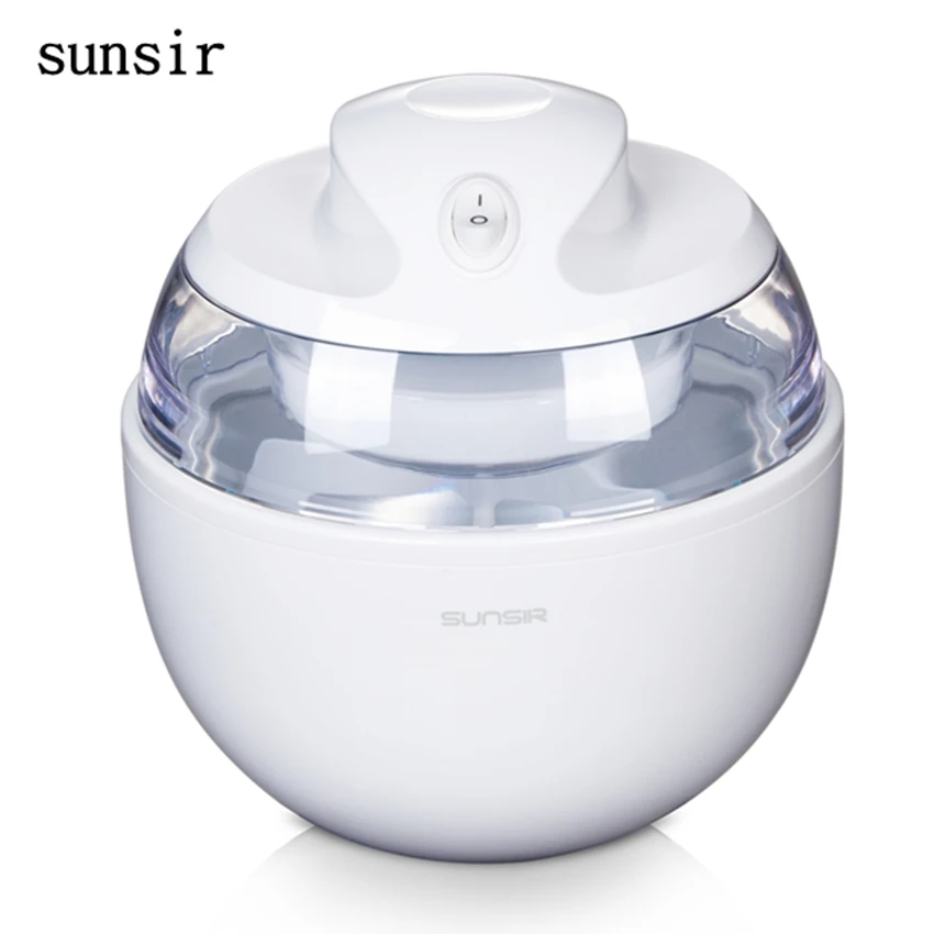 Sunsir 220 В домашняя Мороженица 0.6L портативный льдогенератор Мода фрукты агрегат