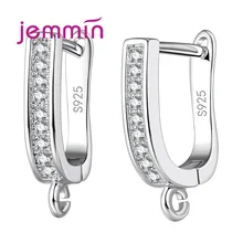 925 пробы, серебряные серьги-кольца, компоненты для изготовления ювелирных изделий, хорошее ювелирное изделие, высокое качество, аксессуары для сережек