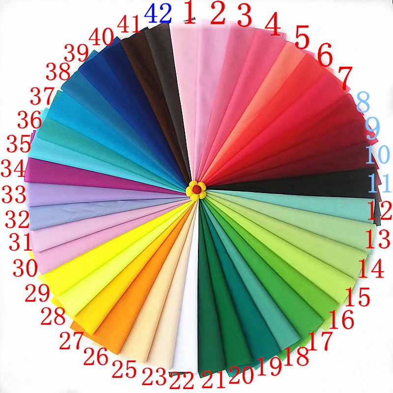 

Хлопчатобумажная ткань для шитья, 42 шт./лот, 20x30 см