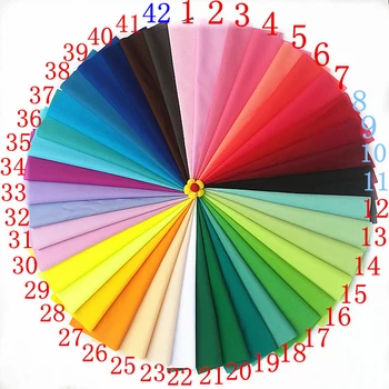 

Random Mix Solid Color Cotton Fabric Patchwork For Sewing Rainbow Cloth Scarpbooking Needlework Craft Doll Bag 42pcs/lot 20x30cm