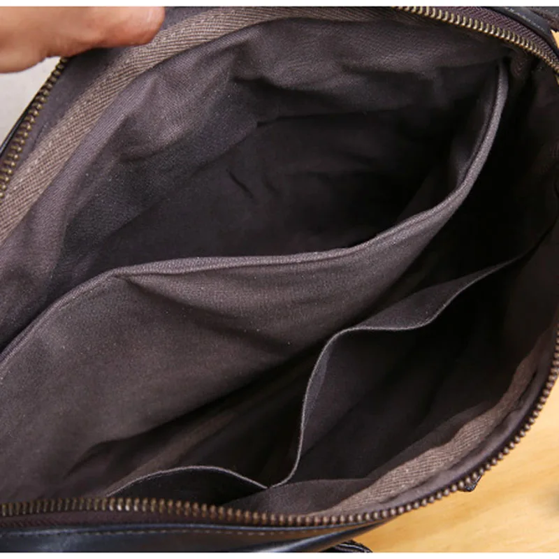 AETOO Original New first layer leather retro casual shoulder  bag men's genuine nature leather classic messenger bag