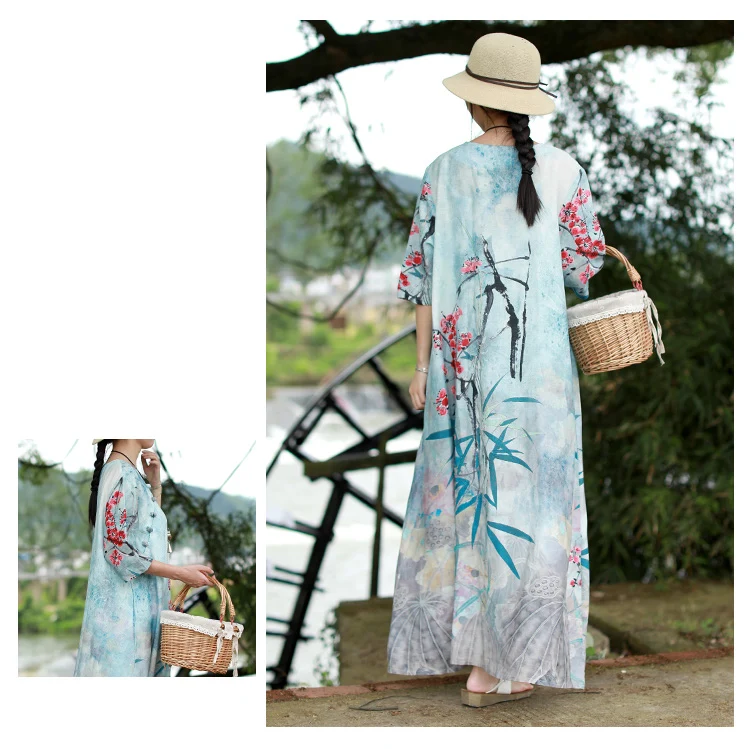 32303 long floral dress summer (9)