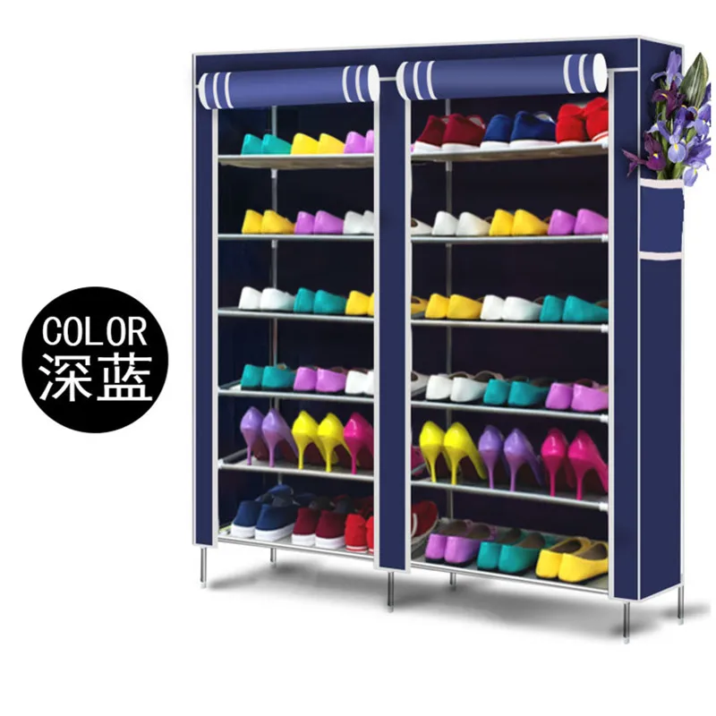 House Scenery folding storage Cabinets Furniture Portable shoe racks multi-layer assembled Dustproof Wetproof Shoes Shelf Room