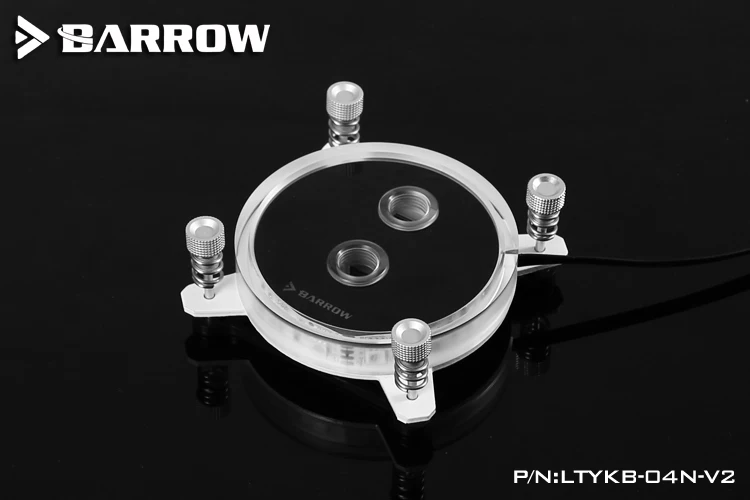 Barrow LTYKB 04N V2 для водяных блоков ЦП Intel Lga115x акриловый микрорежущий водяной