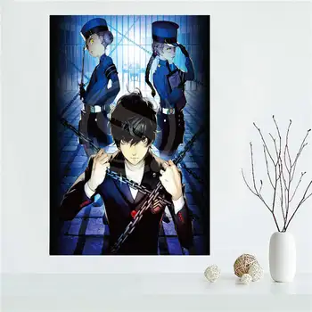 

YJW523-L12 Custom Persona anime Canvas Painting Wall Silk Poster cloth print DIY Fabric Poster FF-11