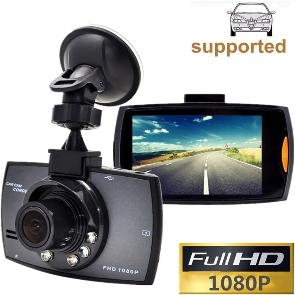 Автомобильный видеорегистратор G30 Full HD 1080P с циклической записью обнаружением