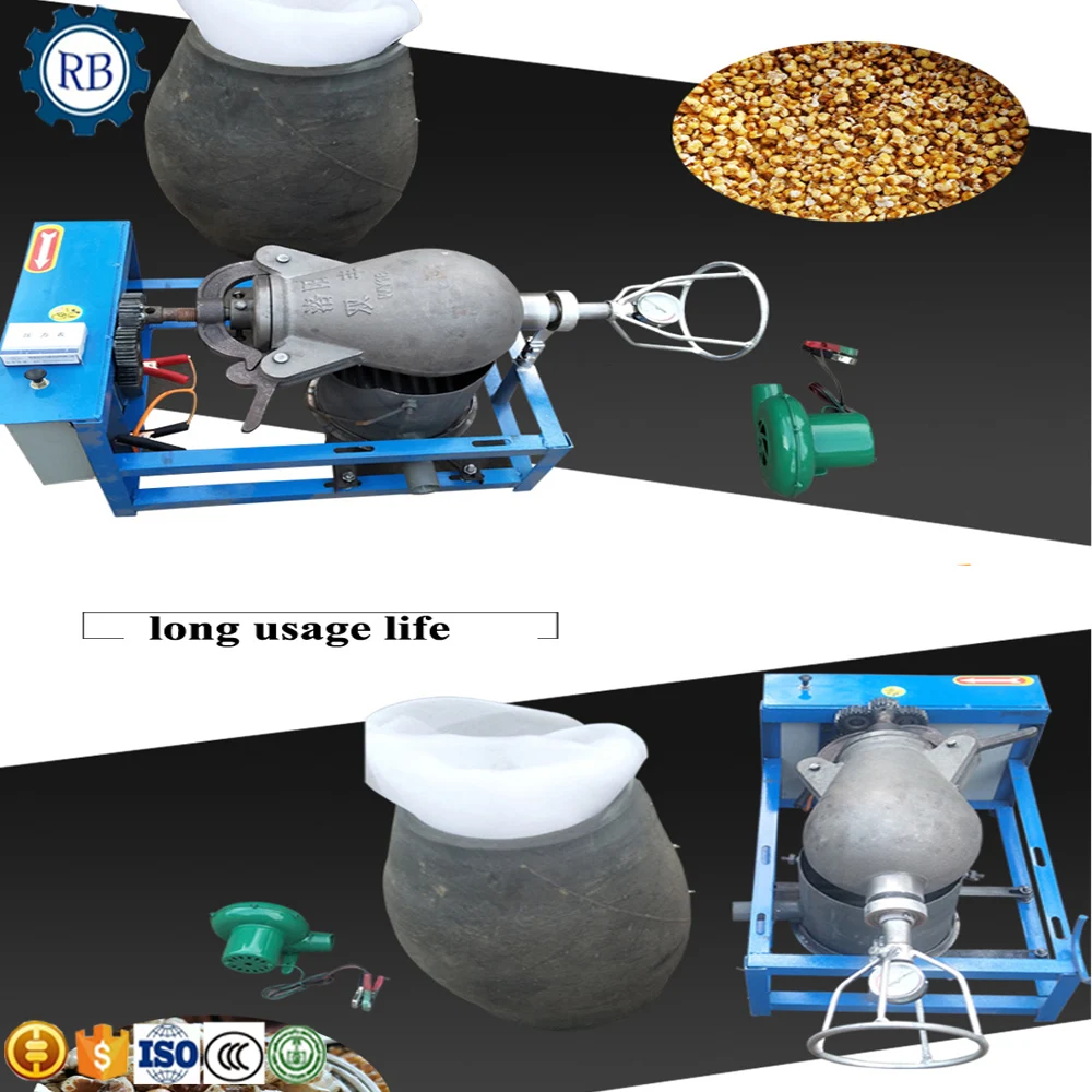 

Traditional Old Style Popcorn Puffing Machine Cannon Fire Popcorn Making Machine Maize Popping Maker Machine Price