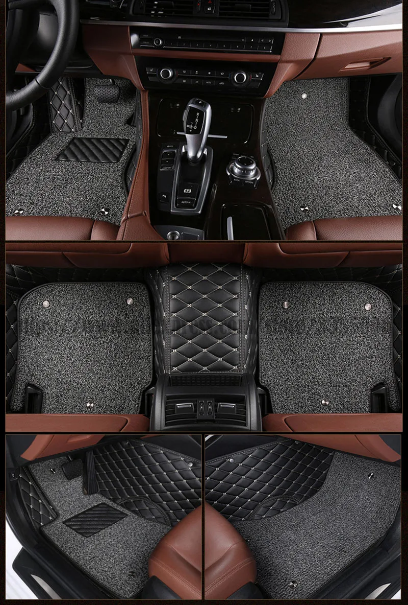 Пользовательские автомобильные коврики для Audi A6L R8 Q3 Q5 Q7 S4 S5 S8 RS TT Quattro A1 A2 A3 A4 A5 A6 A7 A8 авто аксессуары Тюнинг автомобилей