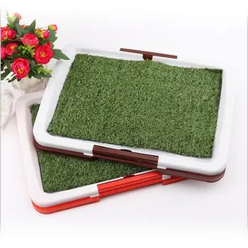 

TPFOCUS Creative Pet Dog Gridding Meadow Toilet Pet Supplies 3-layer design top is antibiosis meadow blanket nontoxic 2019