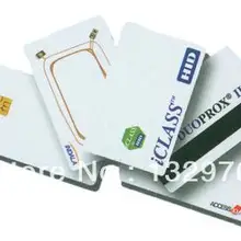 Пустая магнитная карточка и пластиковые смарт-карты IC питания