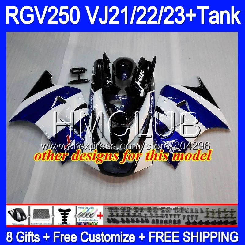 + Бак для SUZUKI VJ21 RGV250 88 89 90 91 92 93 39HM.20 RGV 250 VJ22 1988 1989 1990 1991 1992 обтекатель Горячий