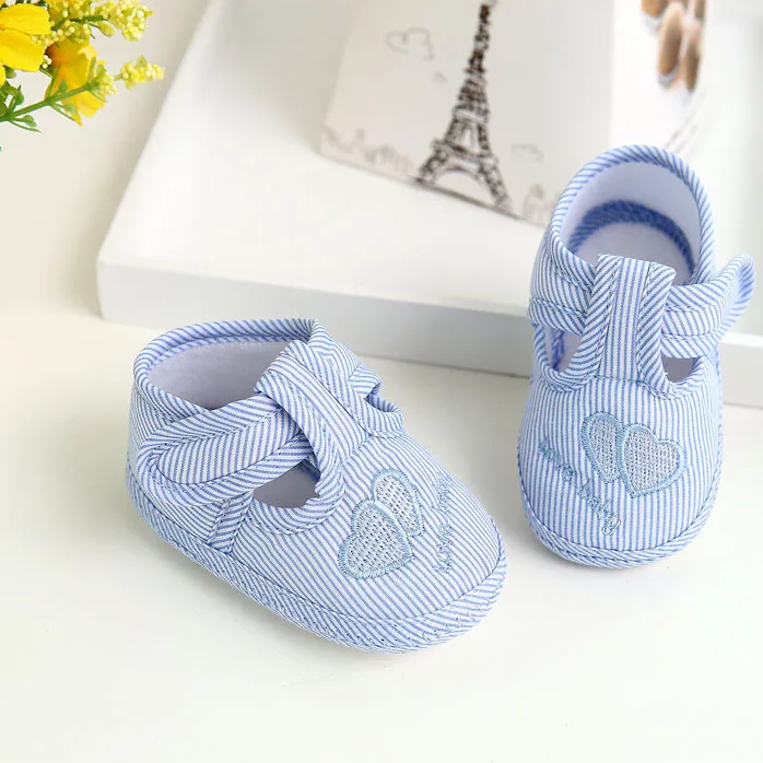 

Newborn Girl Boy Soft Sole Crib Toddler Shoes Canvas Sneaker Wholesale MM701
