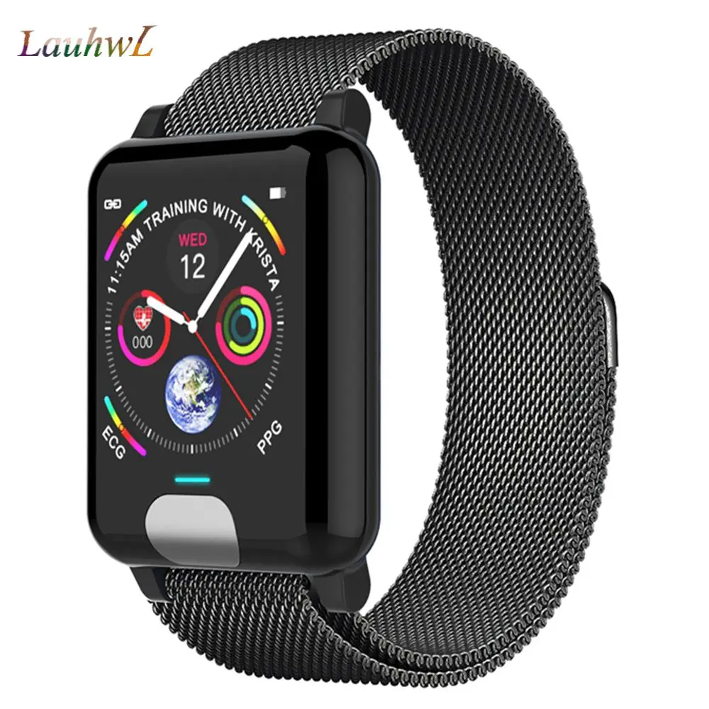 

E04 Smart wristband watch Fitness Tracker ECG/PPG Blood Pressure Heart Rate Monitor Waterproof Smart Watch for Old man/men/women
