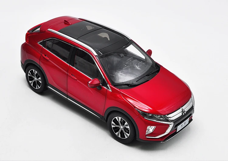 1:18 литая модель для Mitsubishi ECLIPSE CROSS красный внедорожник игрушечный автомобиль миниатюрная Коллекция подарков