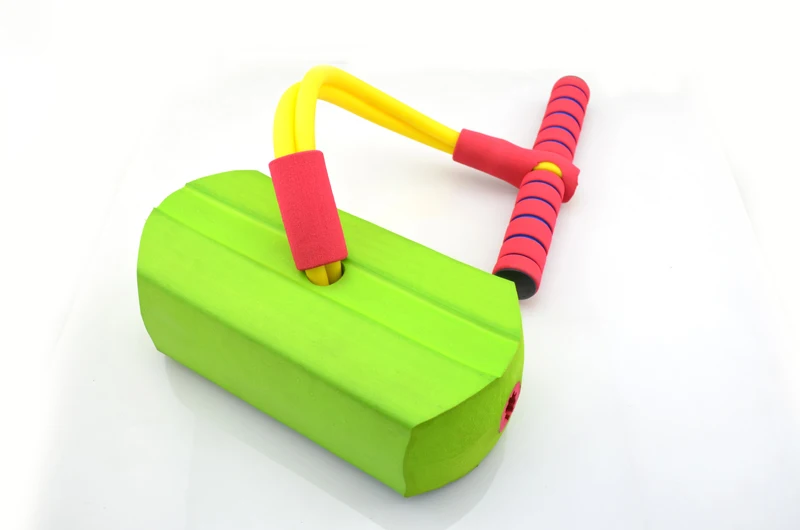 Высококачественные резиновые прыжки для детей, звуковая игрушка, обувь для прыжков, ходули для прыжков, спортивные игрушки, веревка для прыжков и фитнеса, прыгунок, игры на открытом воздухе - Цвет: Зеленый