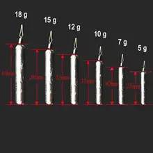 5 шт. рыболовный грузик из свинца веса подходит для всех профессиональных рыболовных соревнований