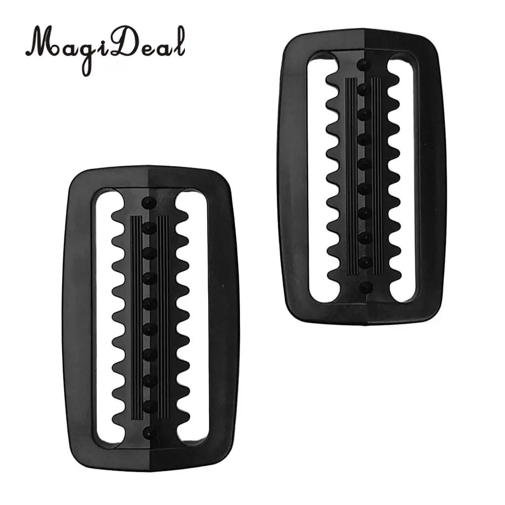 MagiDeal 2Pcs 2 inch Universal Weight Belt Keeper Retainer Stopper Slider for Underwater Scuba Diving Snorkeling Free Diving