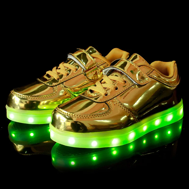 2019 Новая мода Световой buty светодиодный индикатор зарядки USB детская обувь для