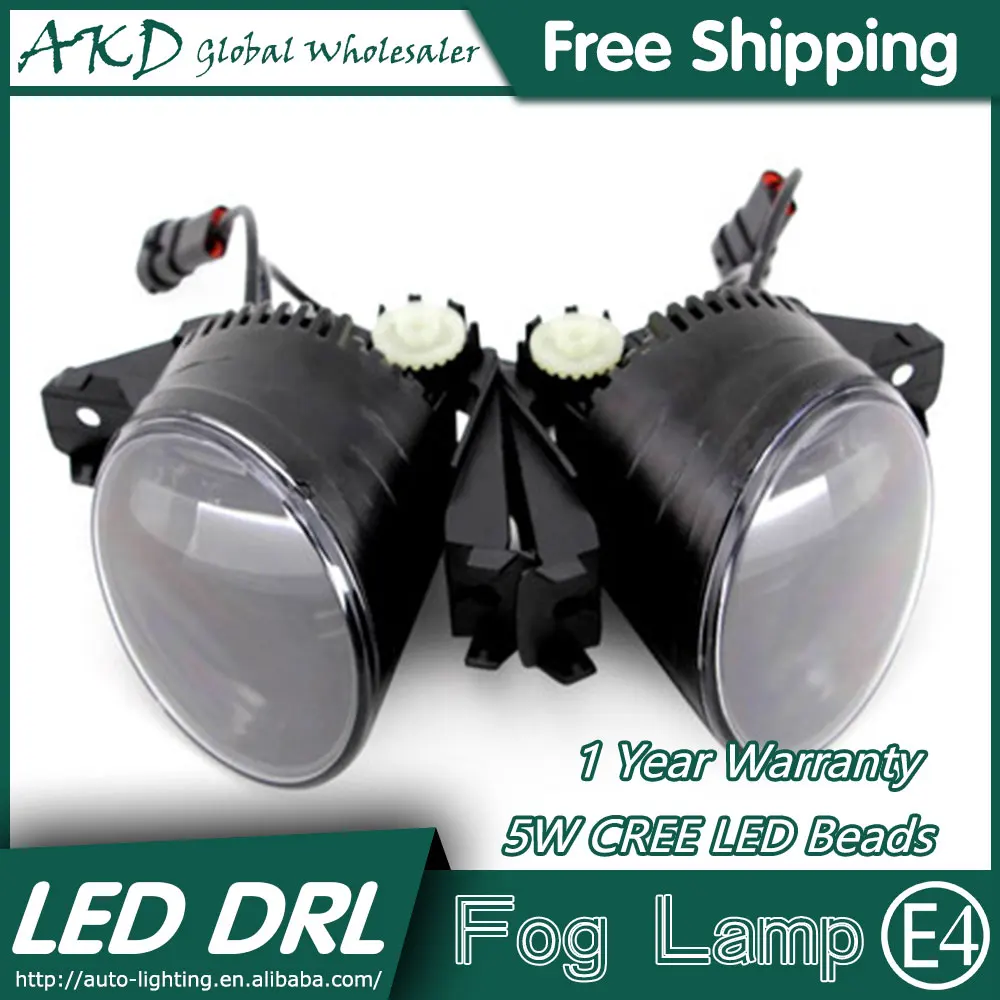 

AKD Car Styling LED Fog Lamp for Nissan Sentra DRL2006-2015 LED Daytime Running Light Fog Light Parking Signal Accessories