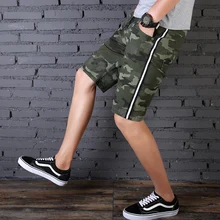 Kenntrice лето мода хип-хоп военные камуфляжные шорты Для мужчин Марка Плюс Размеры Camo Для мужчин s Костюмы