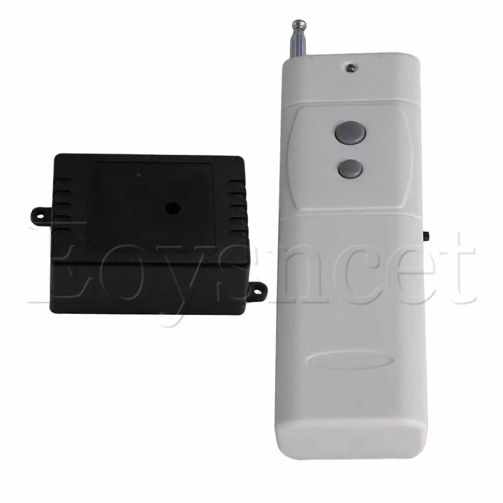 

DC12V 433MHz Inter-Lock 1CH 300M Remote Control 2Key Long Transmitter