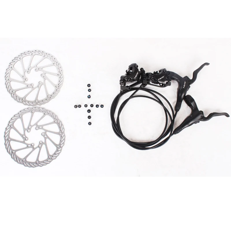 

Nutt MTB bike hydraulic brake kit 2pcs 800/1400mm bicycle bike clamp mountain bike parts Update Oil pressure Brake set