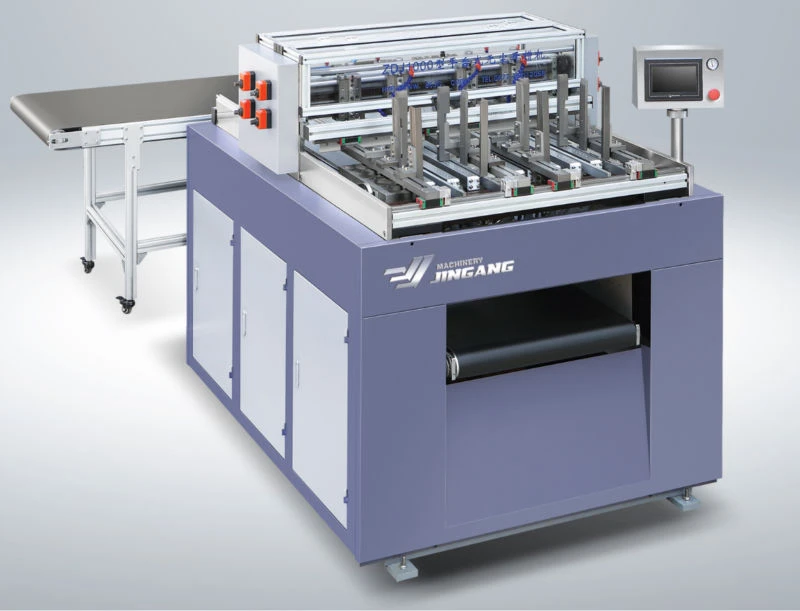 ZJ 1000 mdf cardboard greyboard rigid Gift Box Grooving Machinemachine