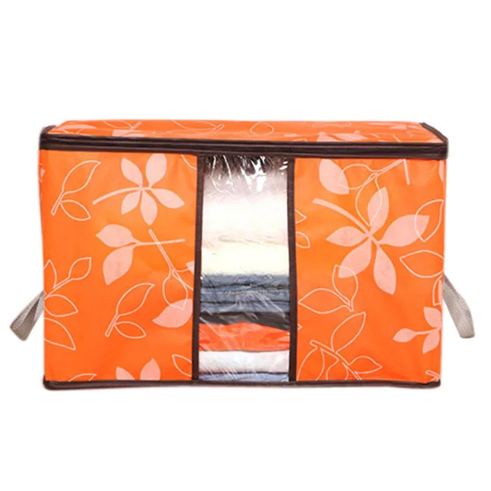 1 шт нетканый влагостойкий тканевый складной мешок для хранения одежды одеяло шкаф Органайзер для свитера коробка, мешочек вакуум - Цвет: L