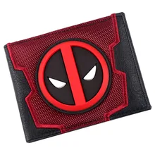 Значок Дэдпул Би-Фолд Бумажник X-men логотип кошельки с изображением анимэ
