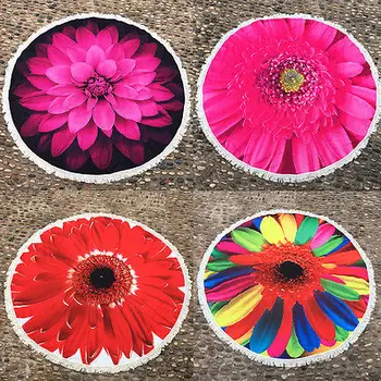

Beach Towe Round Tapestry Throw Indian Mandala Roundie Picnic
