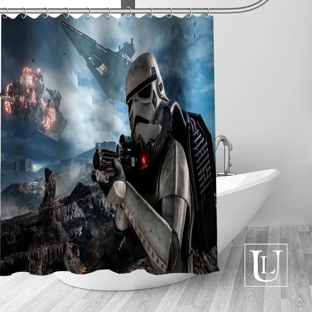 Star Wars Darth Vader Shower Curtains Custom Design Creative Shower