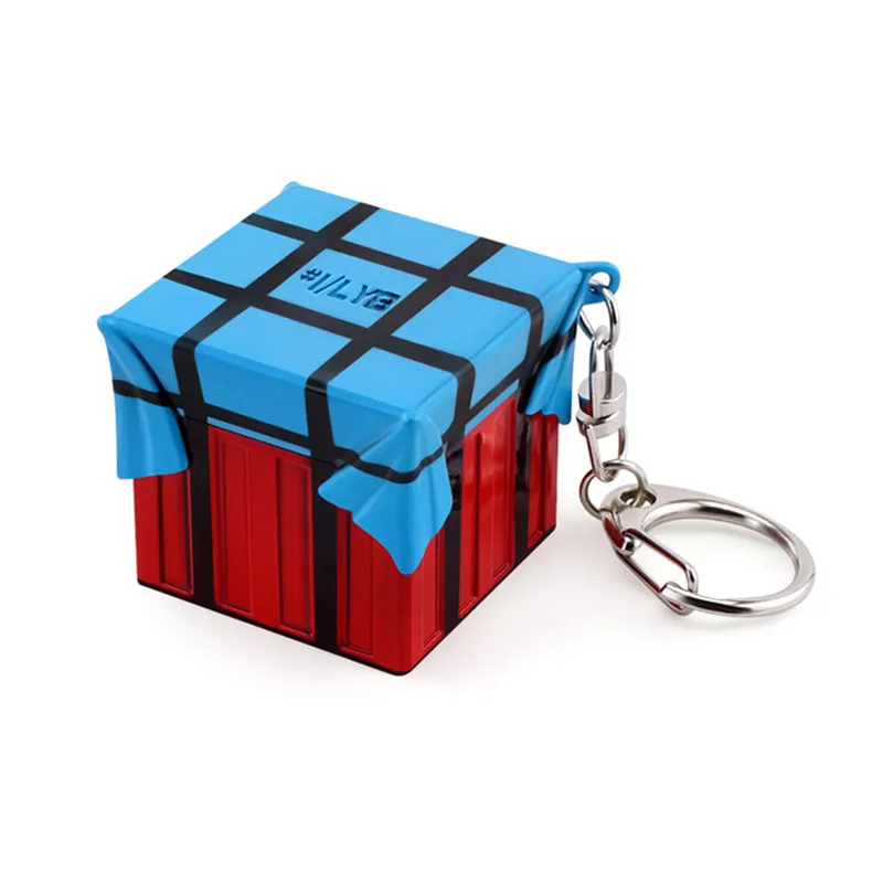 Hot PUBG playerunknown's Battlegrounds Airdrop bag Cosplay Accessories Pendant Keychain gift collec