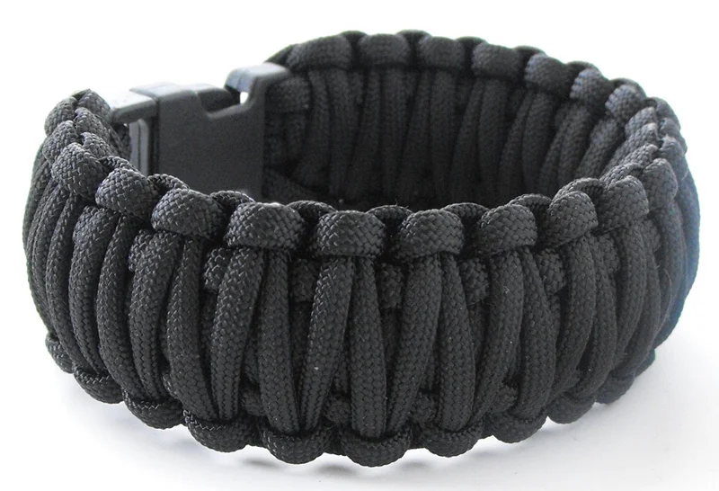 King Cobra Paracord Survival браслет. Альпинистское снаряжение для выживания и ve004 - Цвет: 1 black