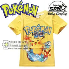 Novo Go T Camisas Meninos Dos Desenhos Animados Pokemon Pikachu Camisetas Crianças Moda Manga Curta Anime Roupa Das Crianças Engraçado 3D Camiseta Tops