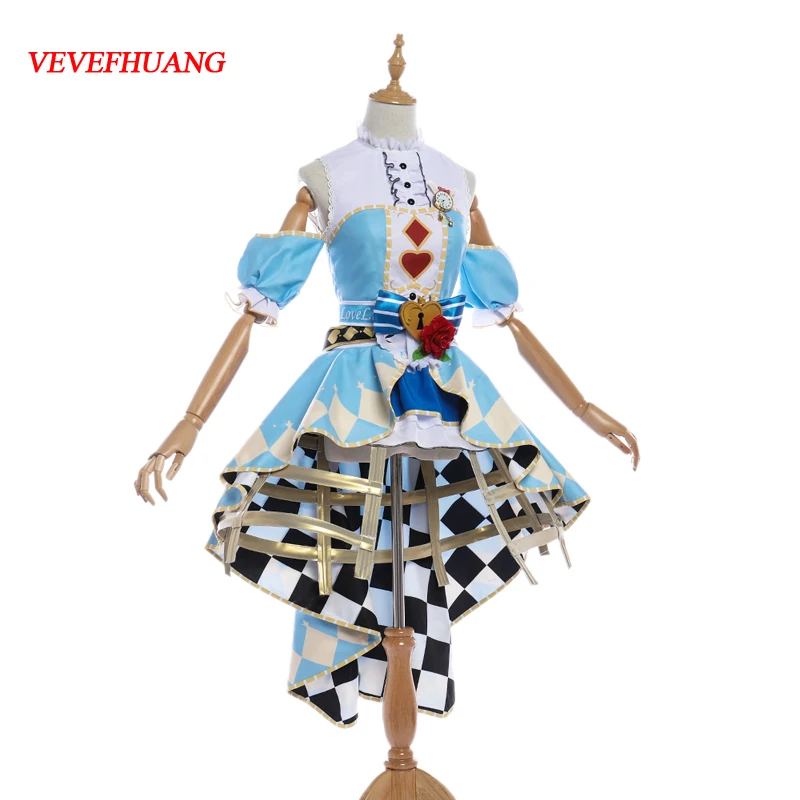 

VEVEFHUANG Love live Sonoda Umi Wonderland set idolized cosplay costume Sonoda Umi cosplay full set can custom made/size