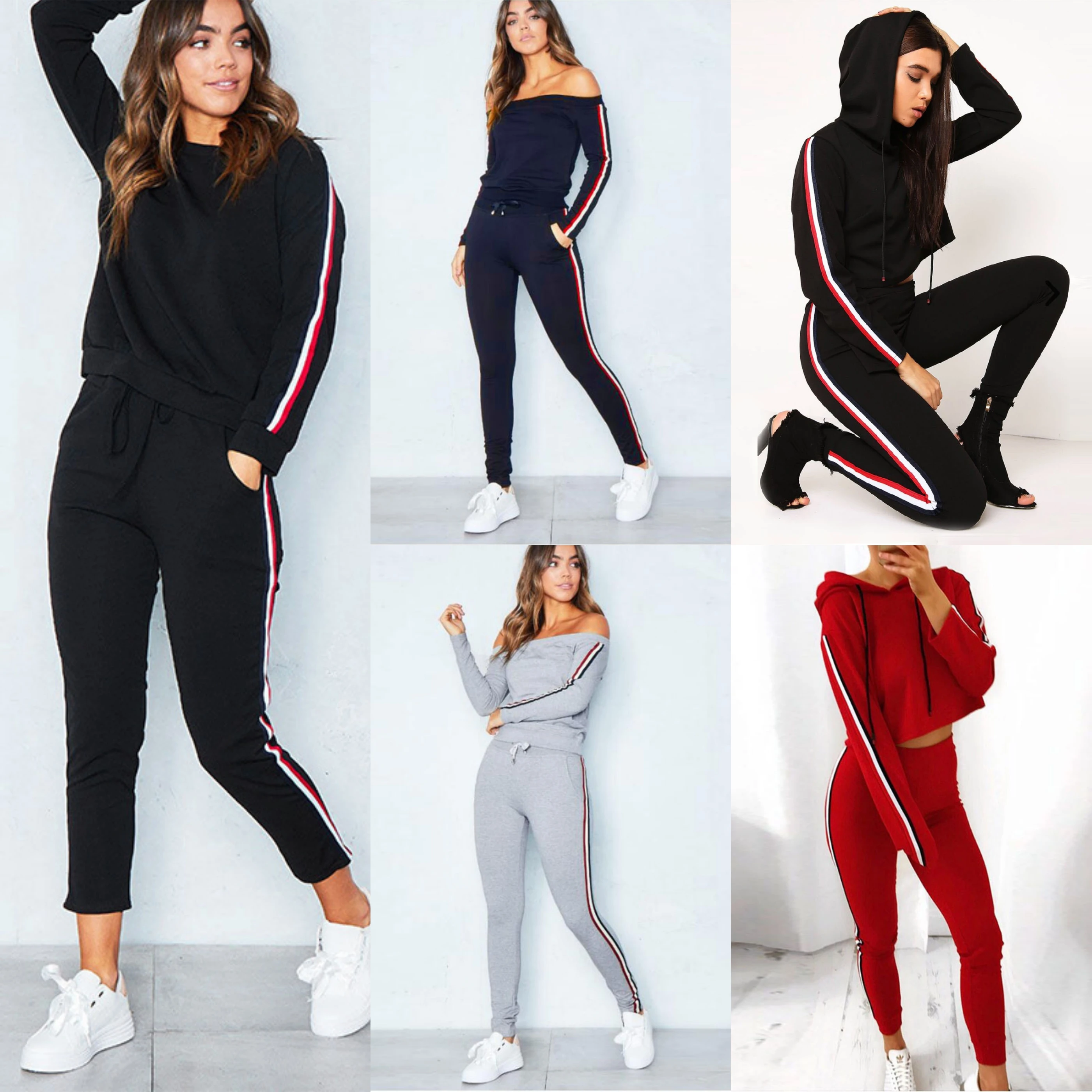 Tracksuit Casual Costumes For Women Suit 2017 Autumn Winter Women's ...