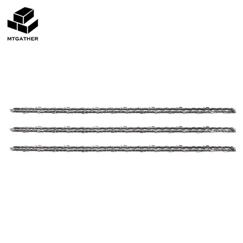 

MTGATHER 3x Chainsaw Semi Chisel Chains 375 050 64DL 15 Inch Bar For Select Chain-Saws Structural Alloy Steel Chain