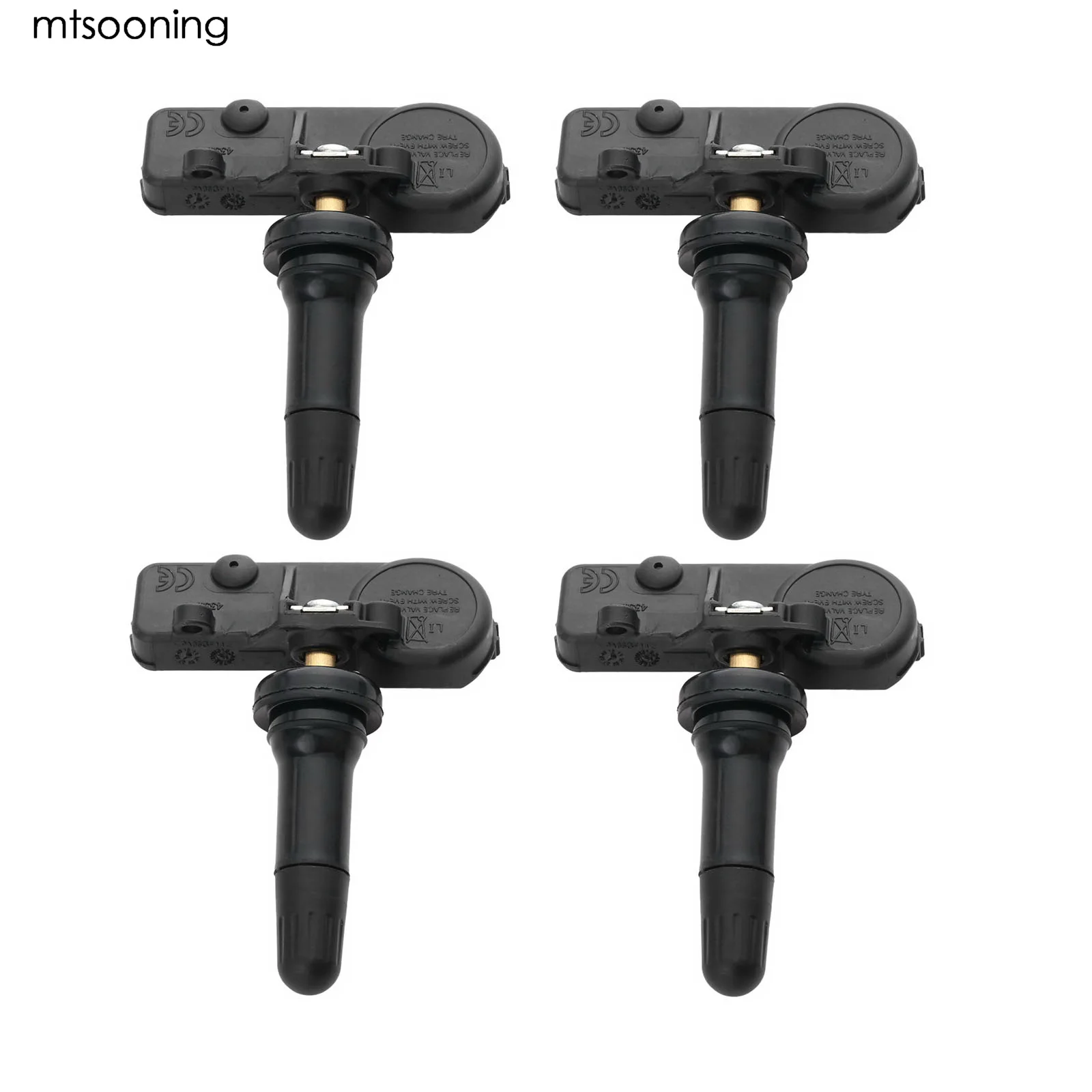 mtsooning 4Pcs Tire Pressure Sensor TMPS 52933 2V100 433MHz New For