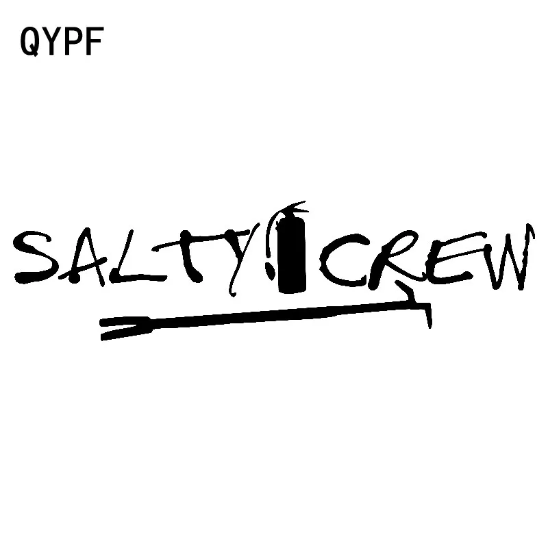 QYPF 18,9 см * 5 см с рисунками из комиксов пожарный простой выдающиеся SALTY CREW потушить пожар автомобиля Стикеры винил роман наклейка C18-0927