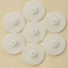 20 шт двойной пластиковый редуктор передач 0,5 Модуль DIY Модель Больше спецификаций