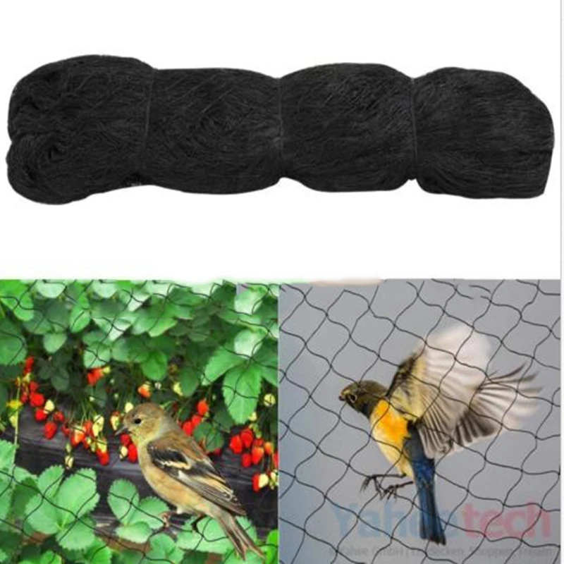 

WHISM Chinlon Garden Anti Bird Netting Vegetables Flowers Fruit Plant Protection Firm Trellis Birds Pest Control Trap Nets