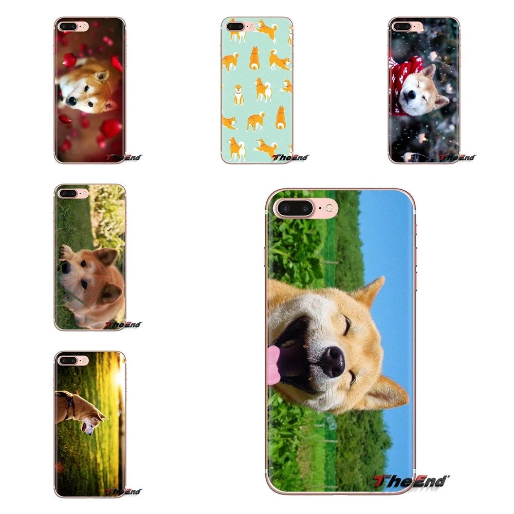 Для Samsung Galaxy S3 S4 S5 Mini S6 S7 Edge S8 S9 S10 Plus Note 3 4 5 8 9 желтый Doge Сиба ину Inu Alaskan Корея