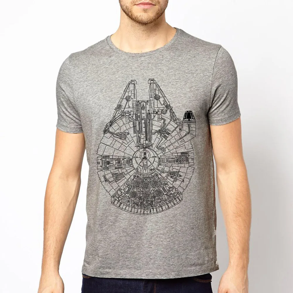 Short Sleeve Star Wars T Shirts Men Cotton O Neck Tops Man Tops Shirt