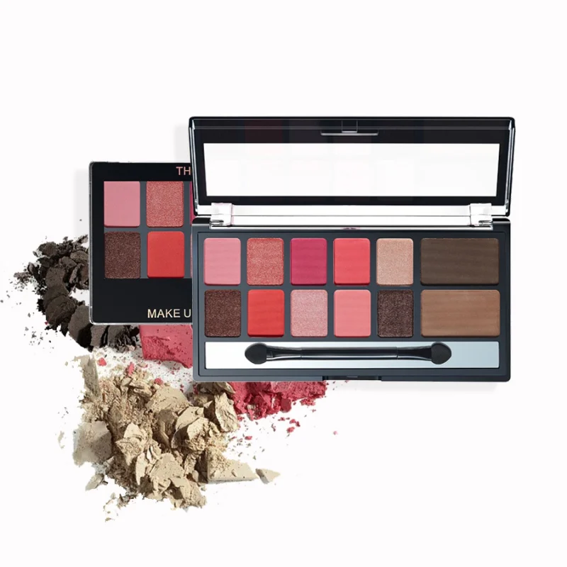 

2019 12 Colors Shimmer Eye Shadow Makeup Palette Matte Earth Color Eyeshadow Palette Cosmetics Waterproof Pigment Kits
