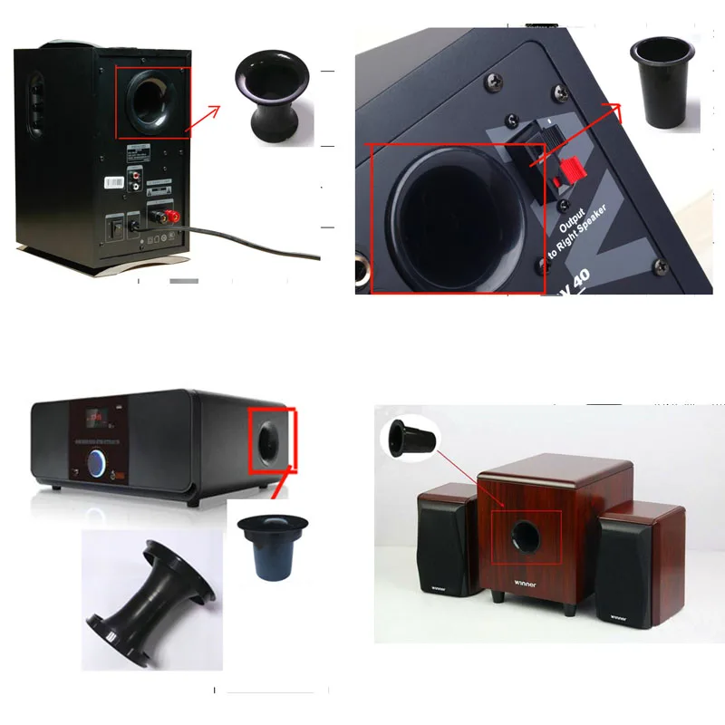 2 шт. низкочастотный динамик с басами|tube subwoofer|tube speaker boxtube |